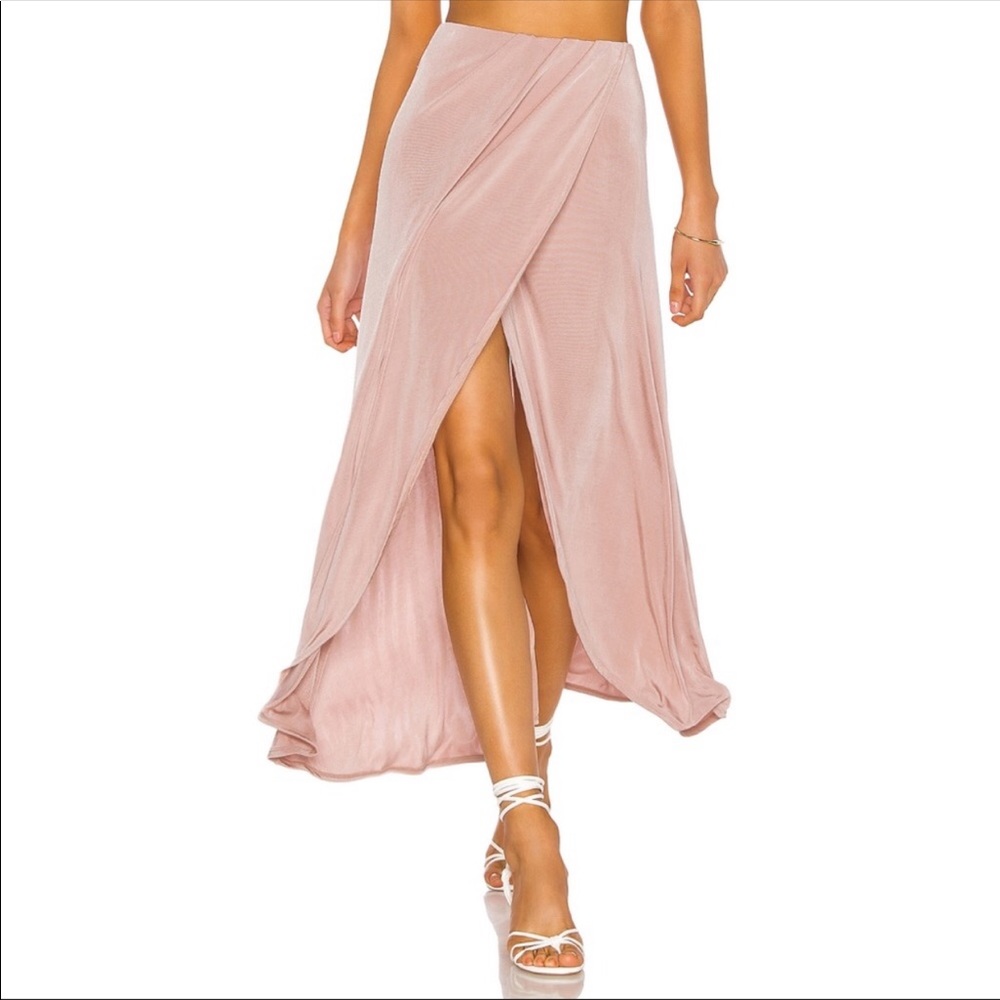 NWT Free People Maxi Skirt, Dusty Rose, XS